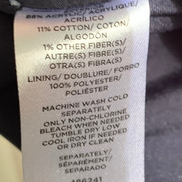 Loft Navy Tweed Skirt (Sold) - Picture 7 of 8